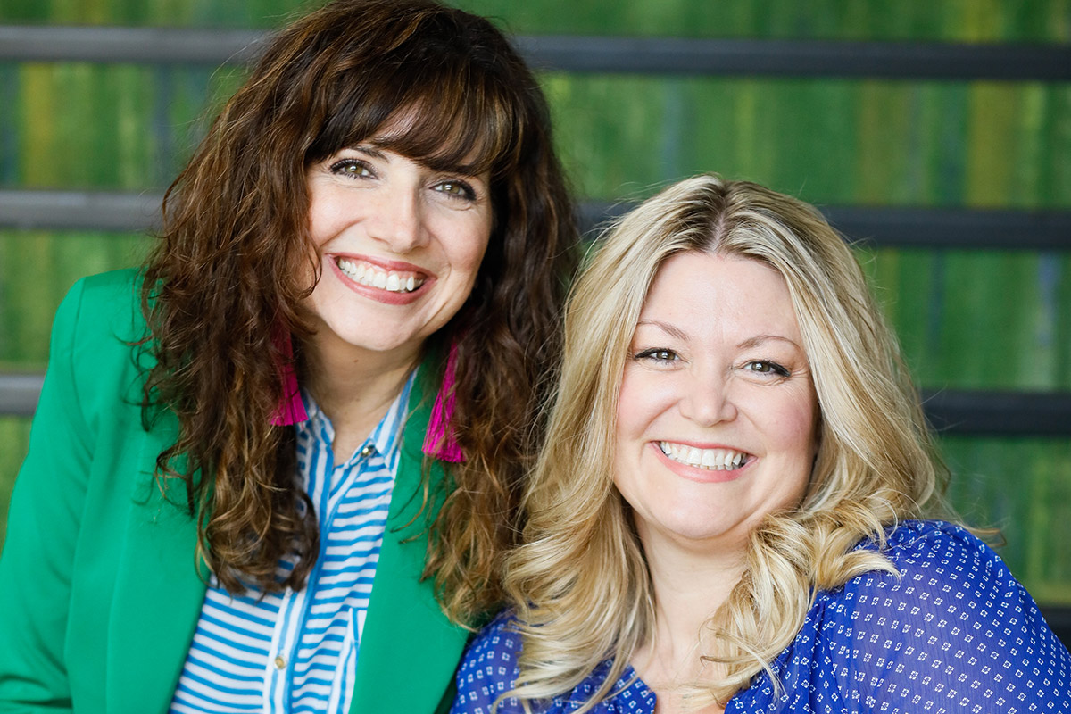 Jaime Lyon and Amy Johnson