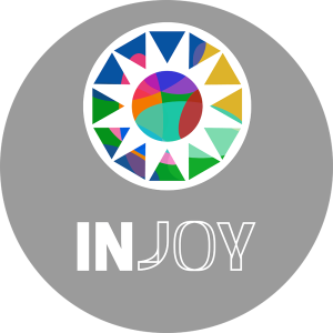 Injoy logo sticker